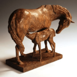 Mare and Foal - Liz Lewis