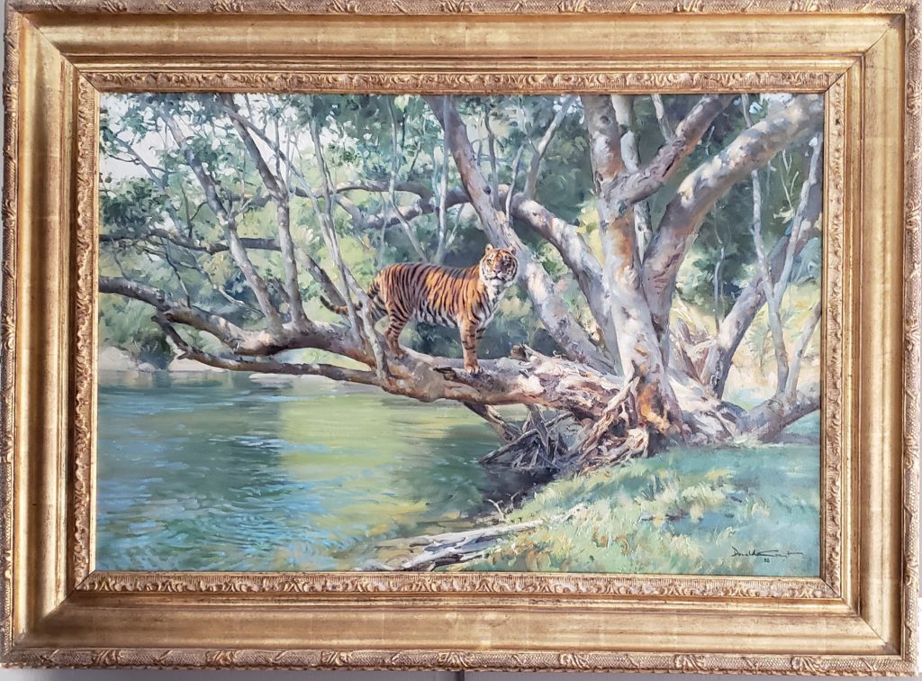 Tiger in Tree - Donald Grant
