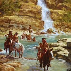 Vanishing Pony Tracks - Howard Terpning