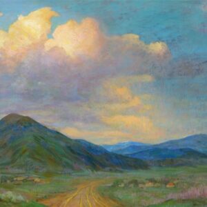 Storm Clouds Over Taos Mountain - J.H. Sharp