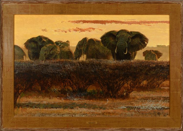 Sunset at Garba Talla - Bob Kuhn